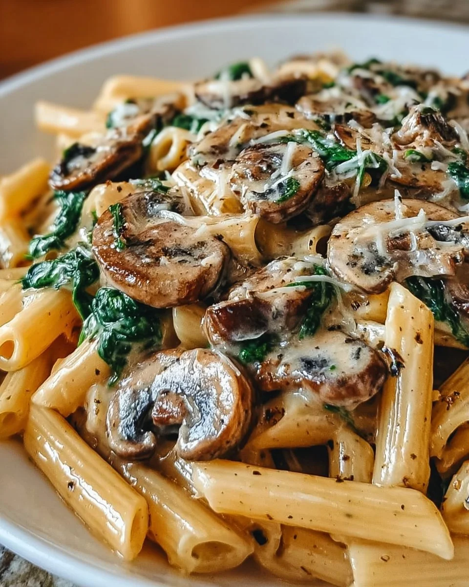 Creamy Tuscan Mushroom Pasta