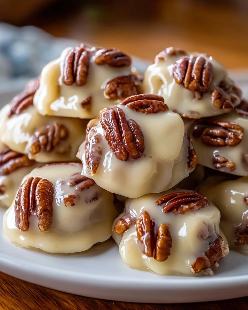 Easy Vanilla Pecan Pralines