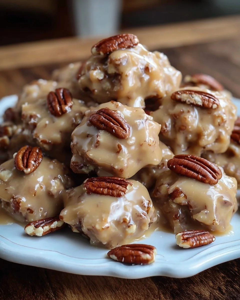 Easy Vanilla Pecan Pralines