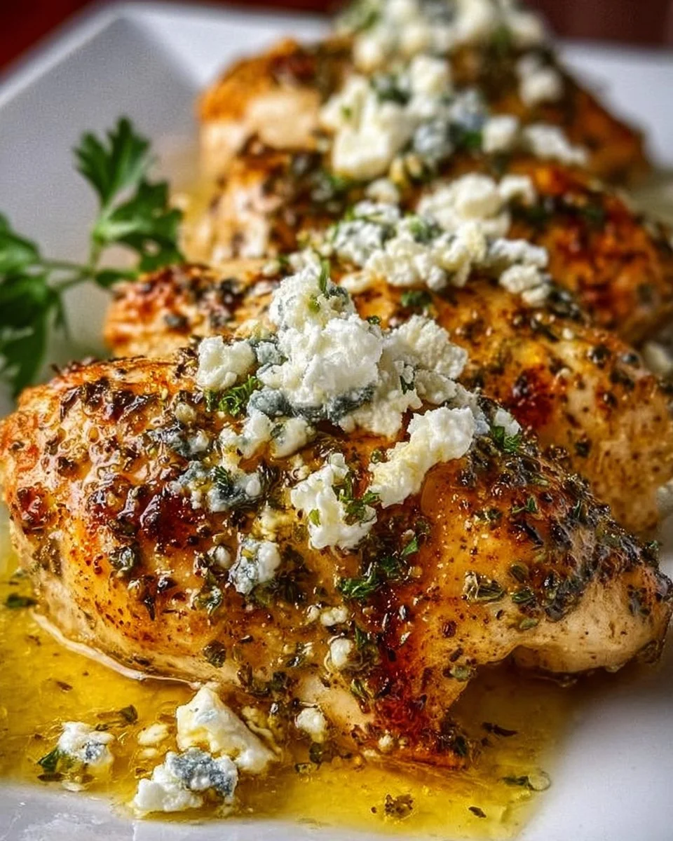Greek Chicken with Lemon and Feta