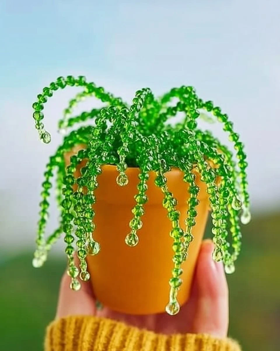 How to Make a Beaded Plant – Easy &amp; Cute DIY Decor
