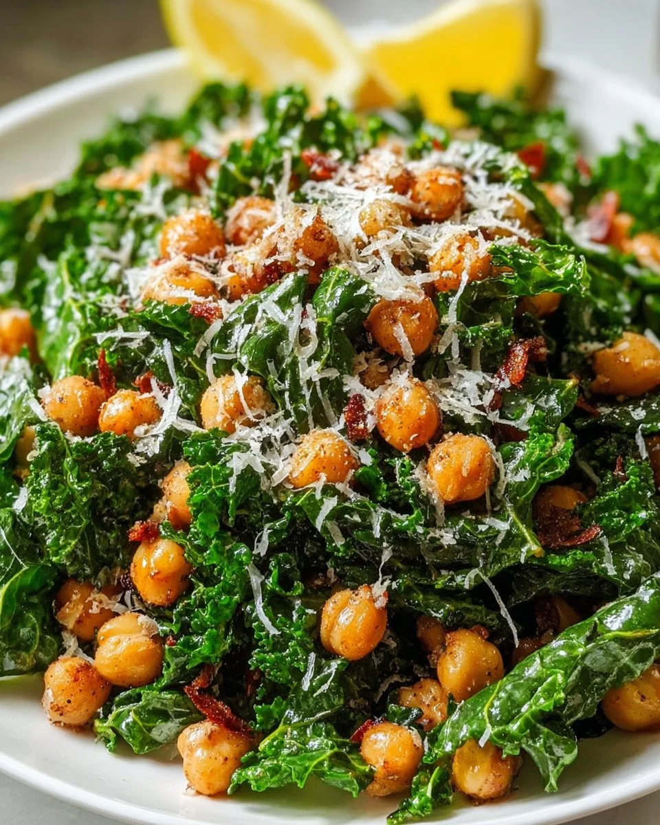 Kale Chickpea Salad