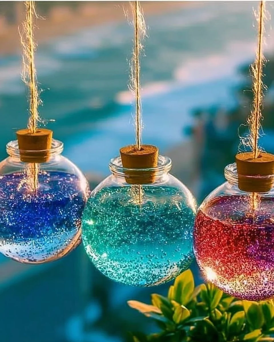 Lava Lamp Style Suncatchers