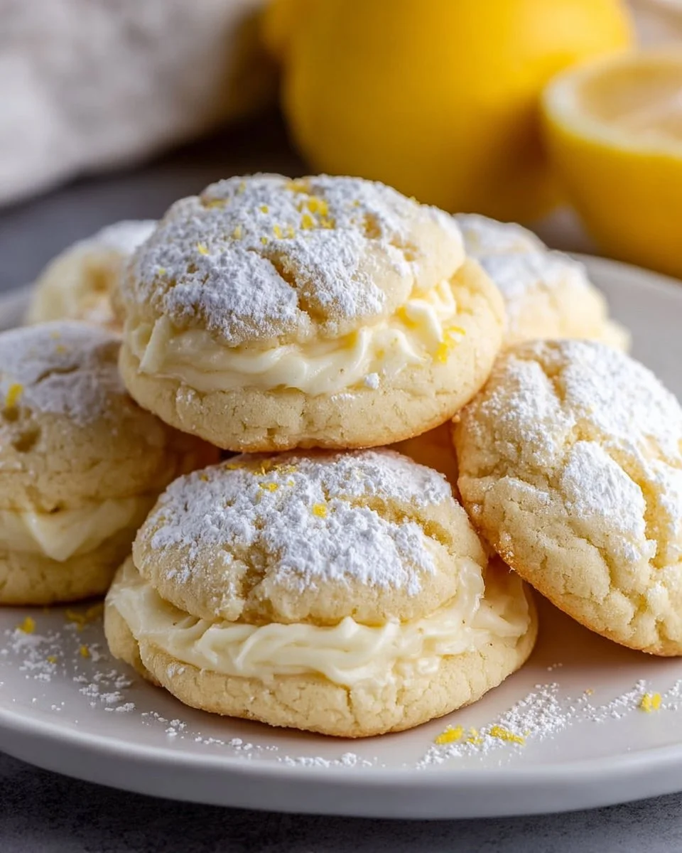 Lemon Cheesecake Cookies