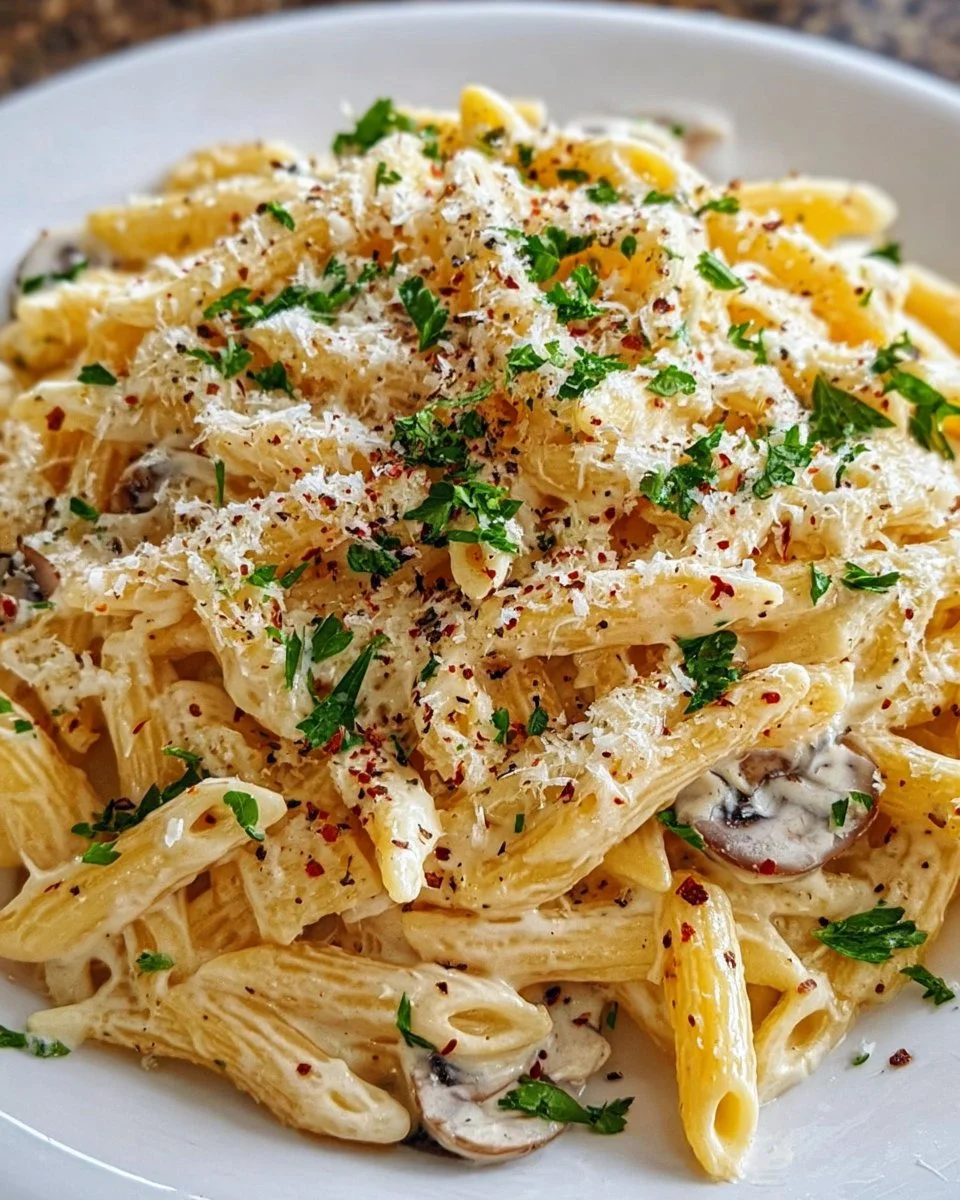 One Pot Creamy Garlic Pasta