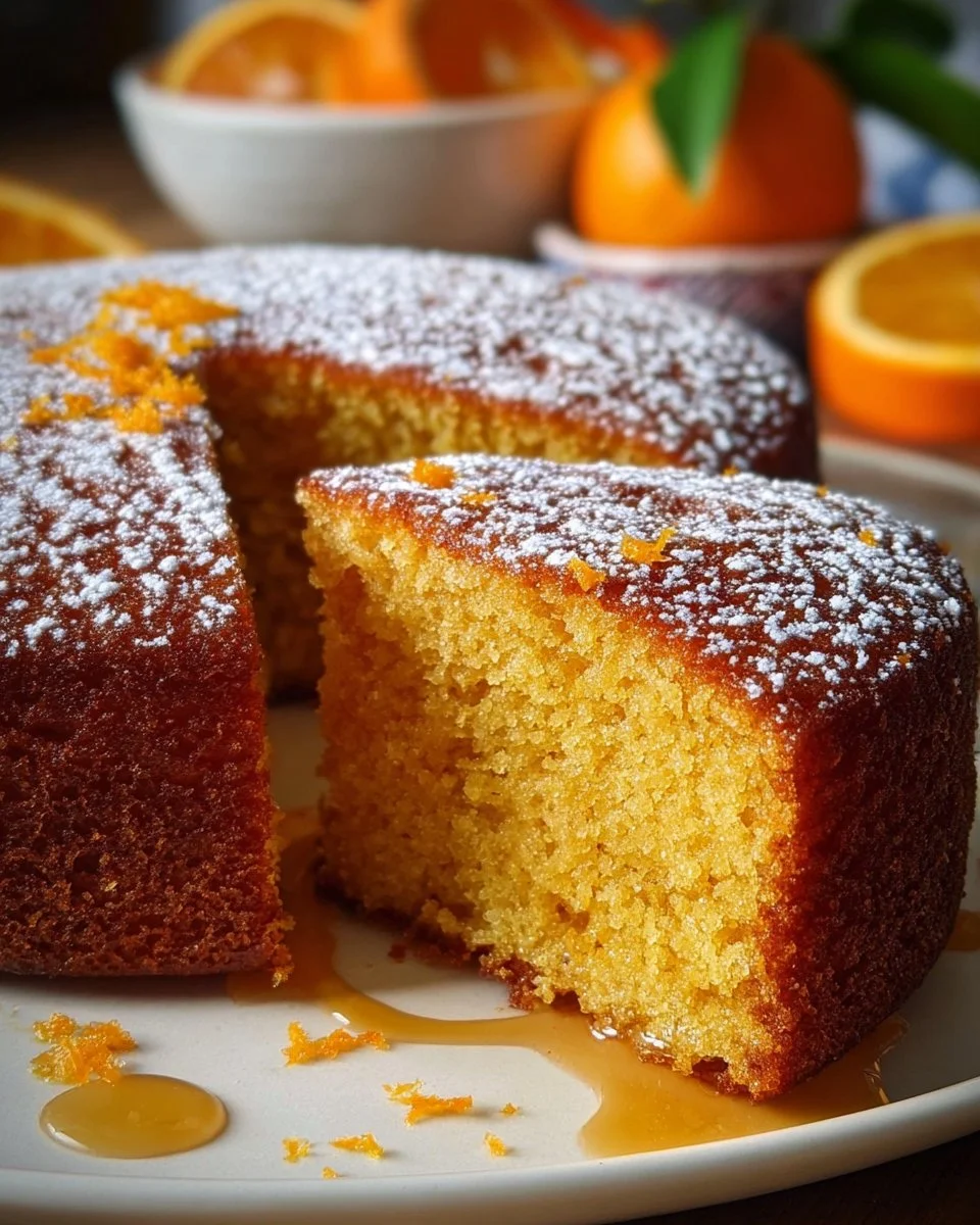 Orange Ginger Honey Cake