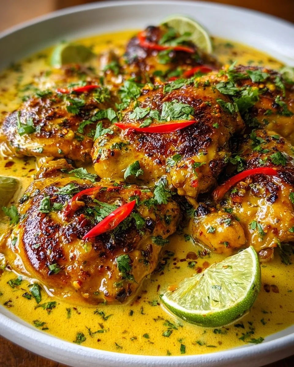 Peruvian Chicken with Yellow Chili and Coconut Milk