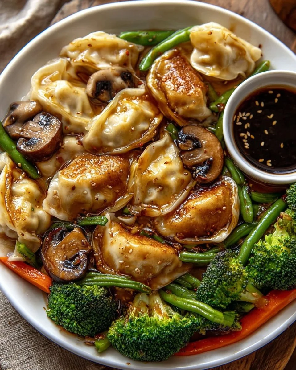 Quick Potsticker Stir Fry