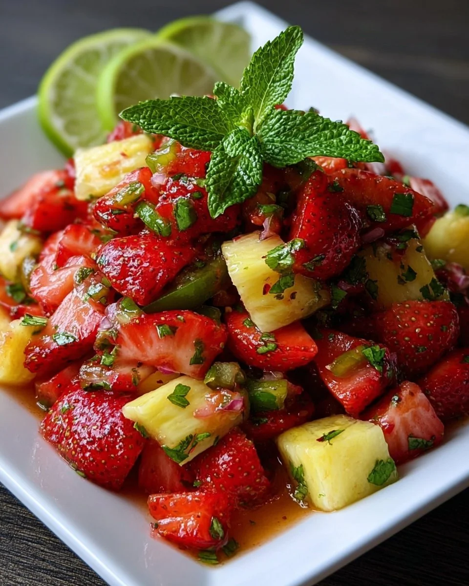 Strawberry Pineapple Salsa