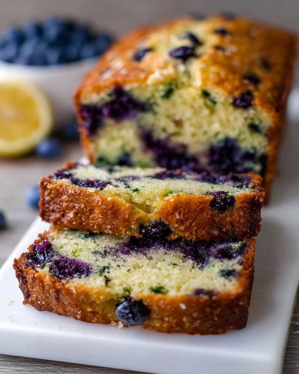 Zucchini Blueberry Bread