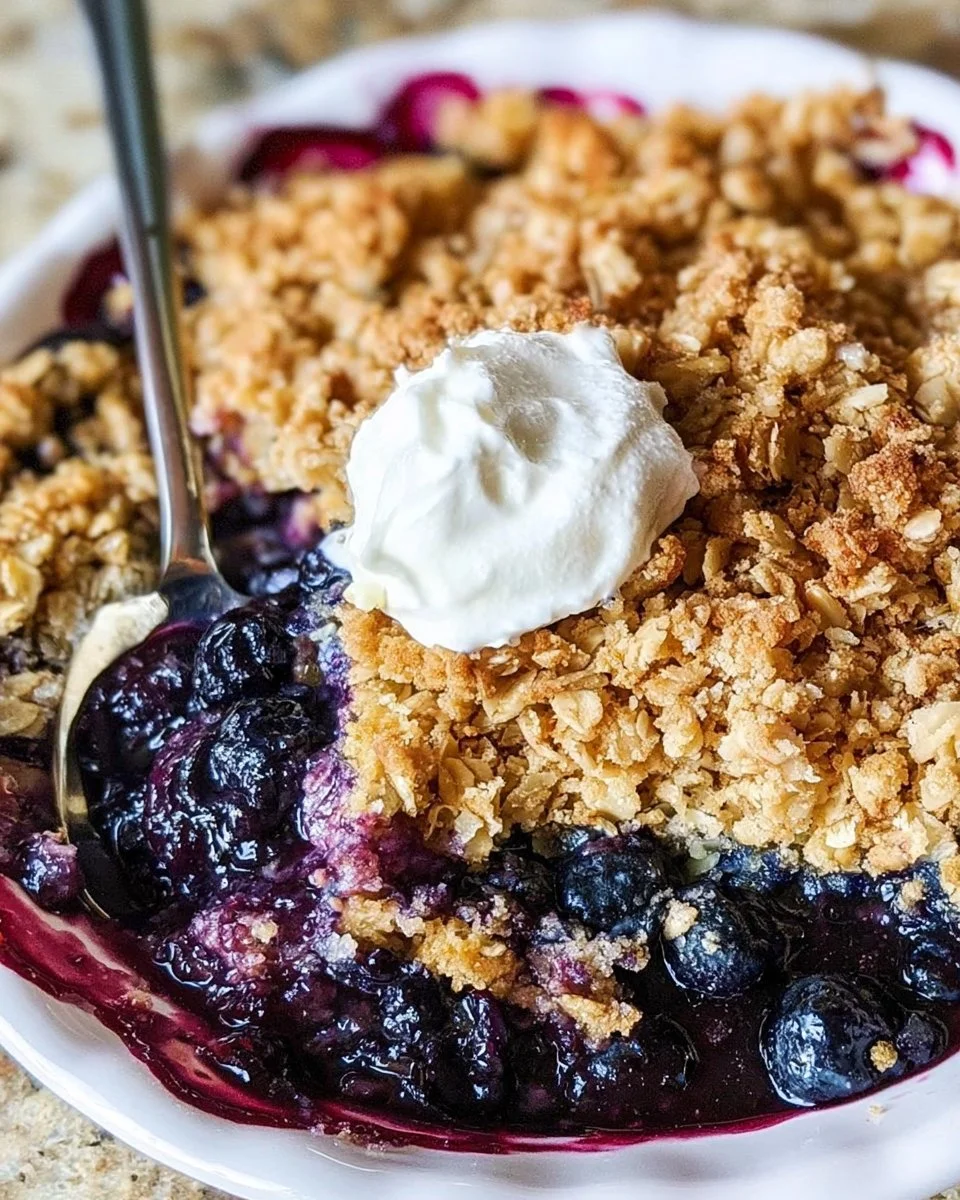 Blueberry Oatmeal Crisp