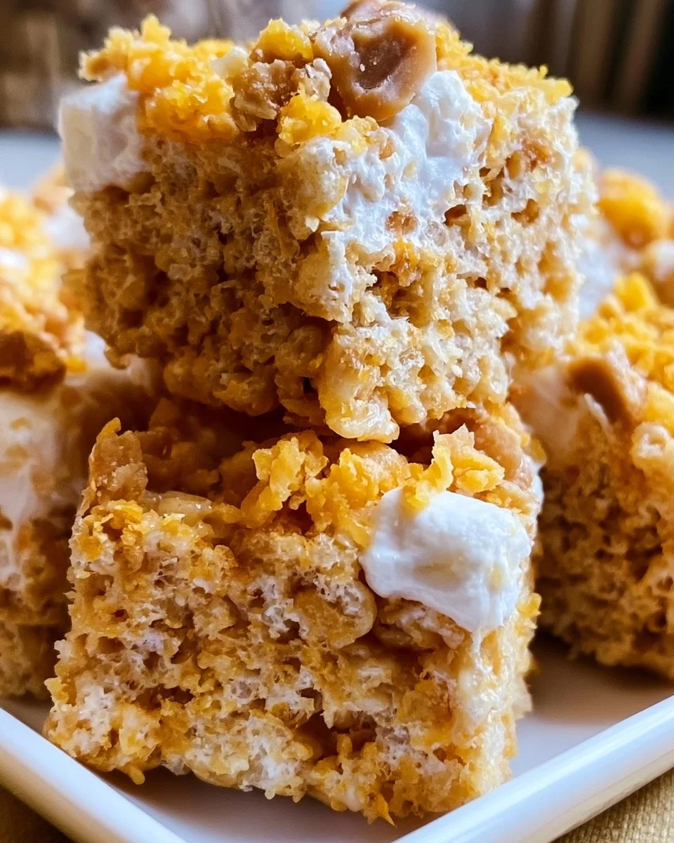 Butterfinger Krispie Treats
