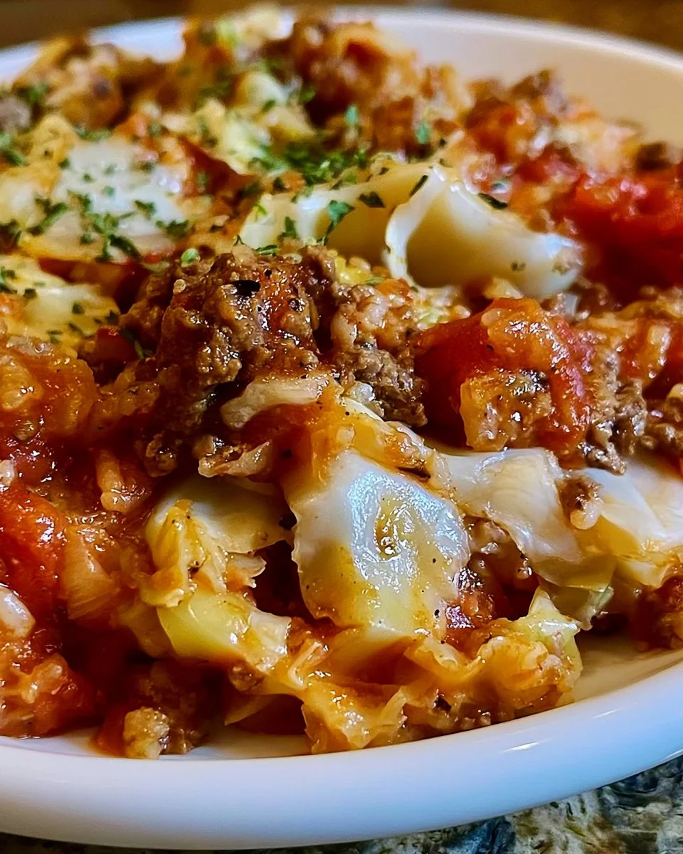 Crockpot Cabbage Roll Casserole