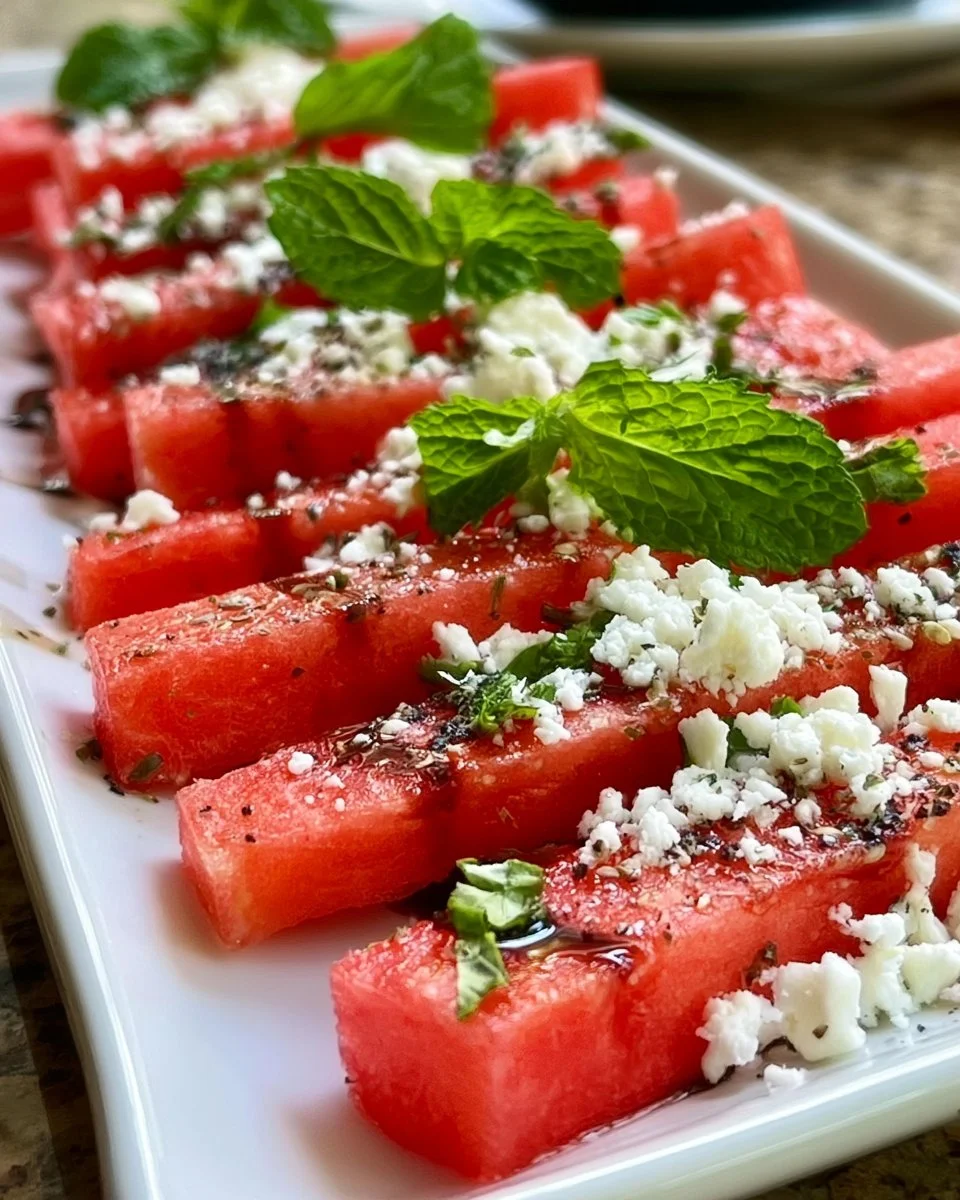 Epic Watermelon Fries with Feta