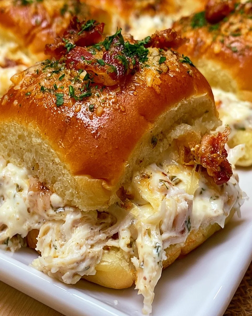 Garlic Parmesan Chicken Sliders