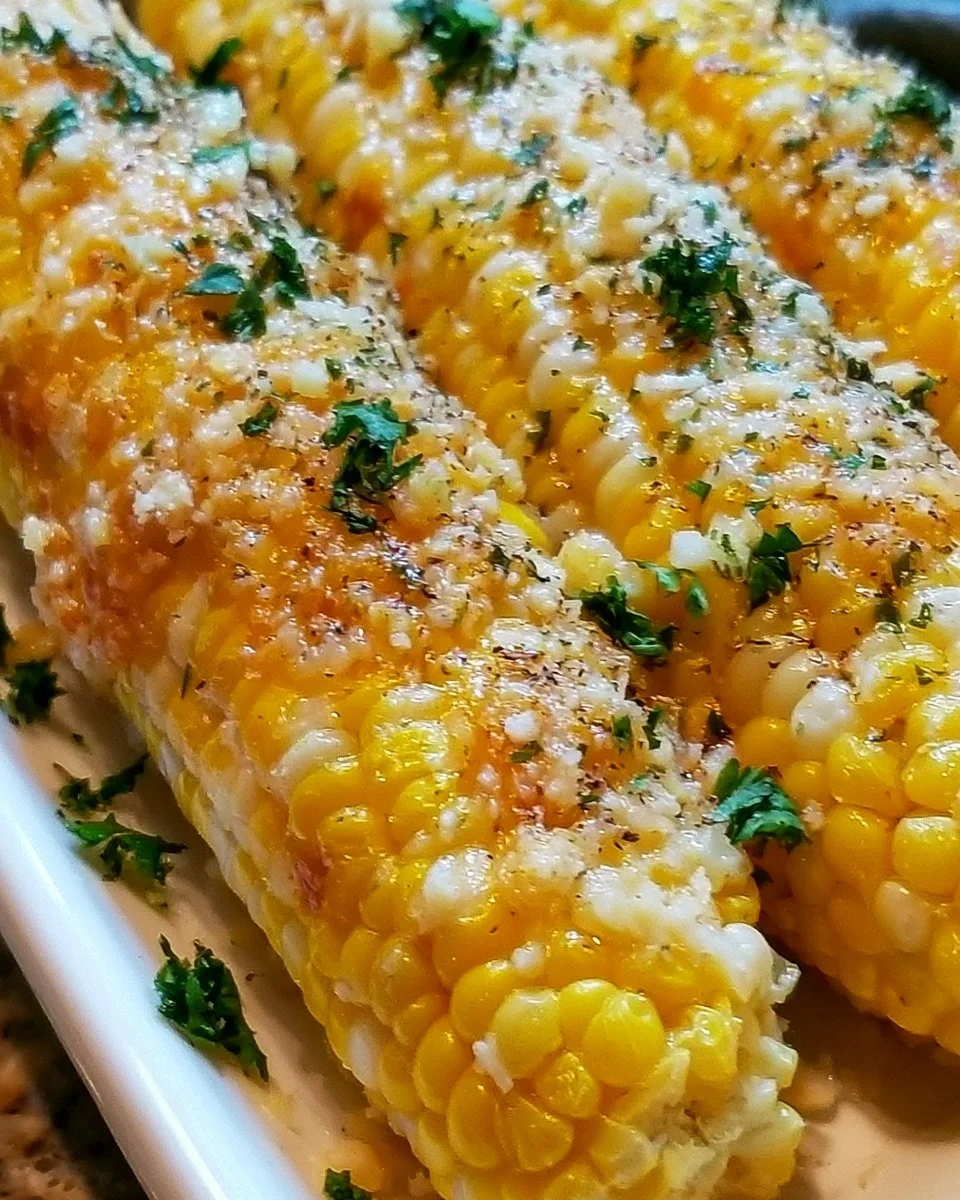 Garlic Parmesan Corn On The Cob