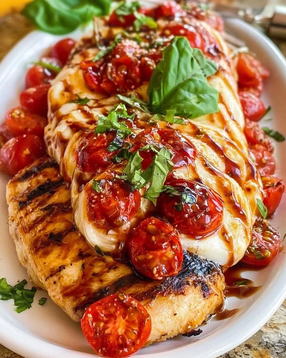Grilled Chicken Caprese