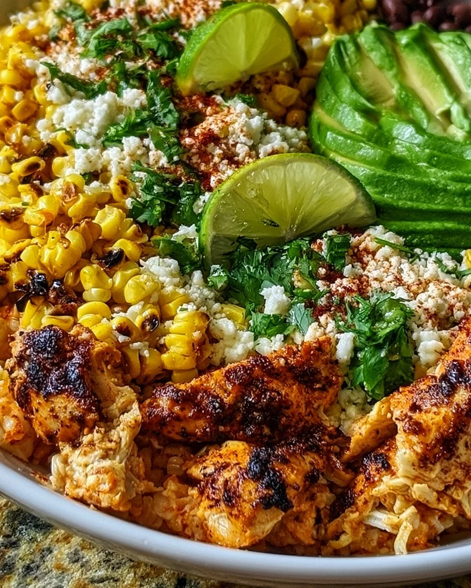 Mexican Street Corn Chicken Bowl