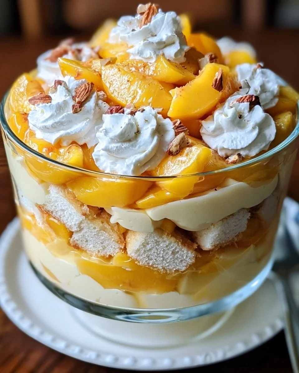 Peach Trifle