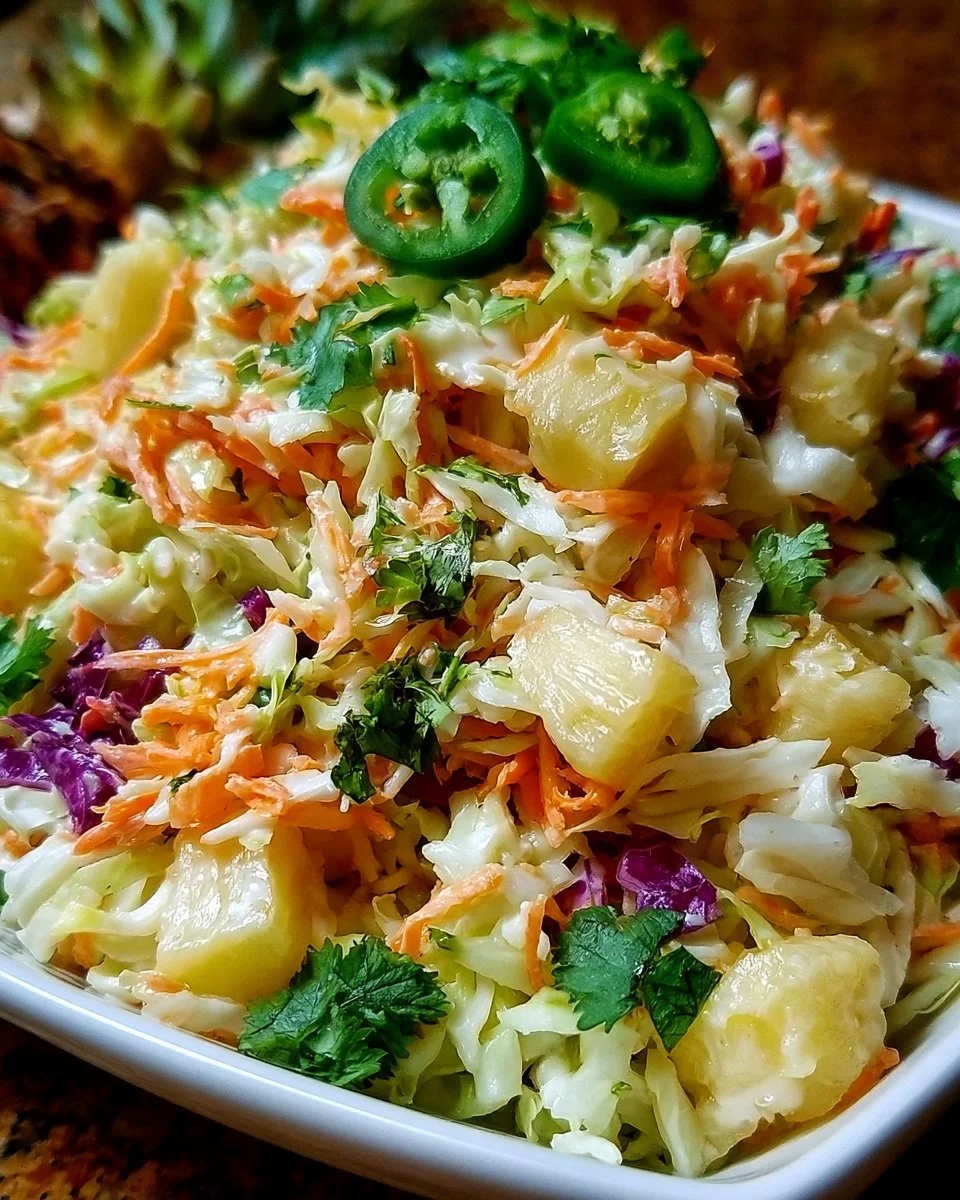 Pineapple Coleslaw