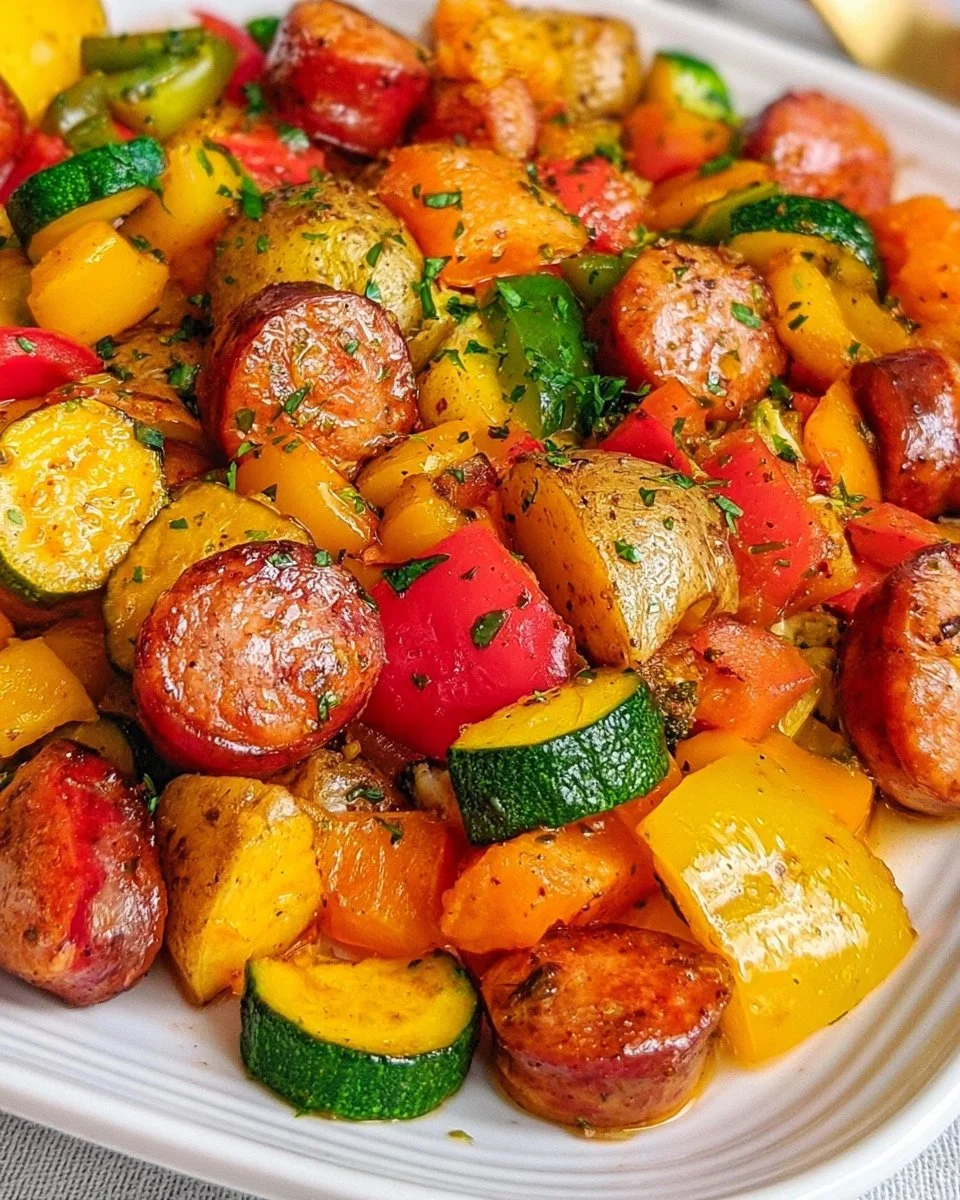 Sausage and Vegetable Skillet