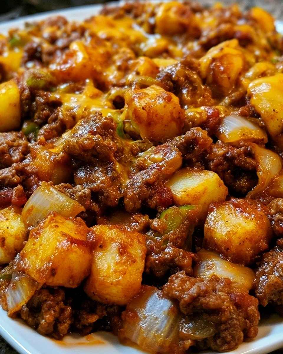 Sloppy Joe Potato Skillet