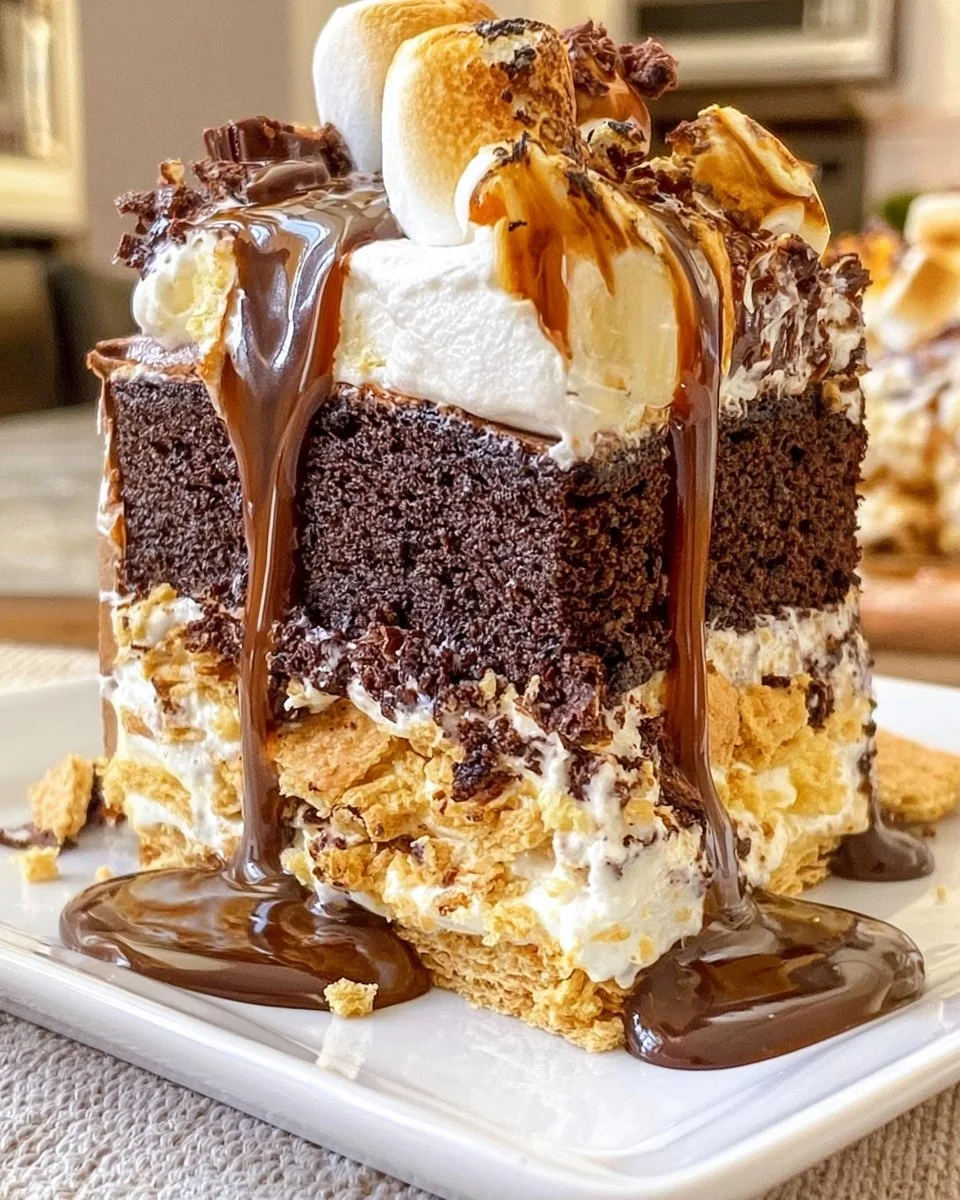 S’mores Layered Cake