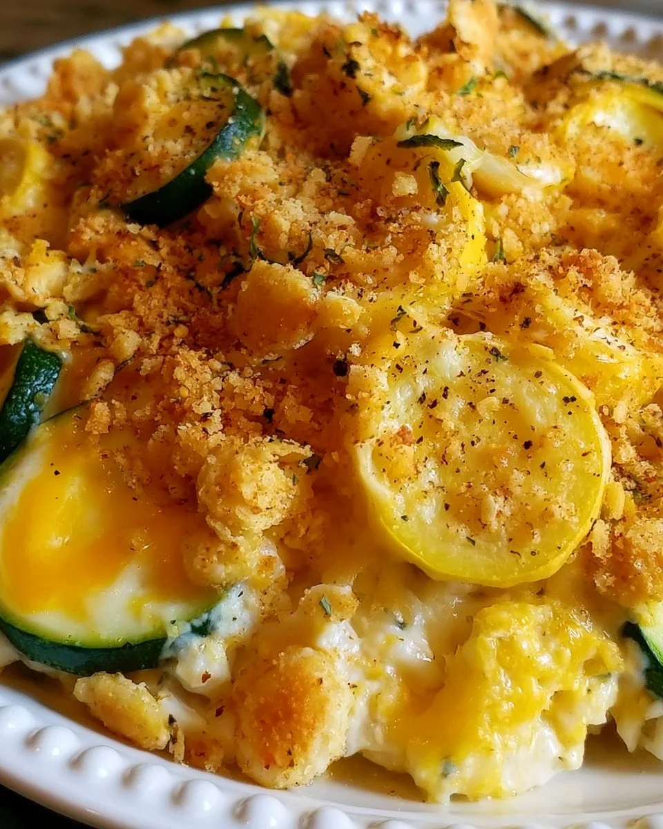 Southern Zucchini and Squash Casserole