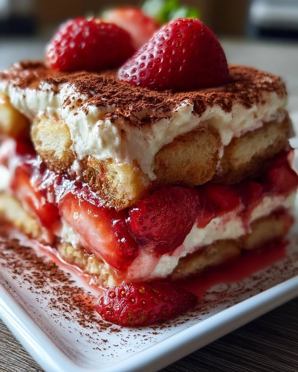 Strawberry Tiramisu