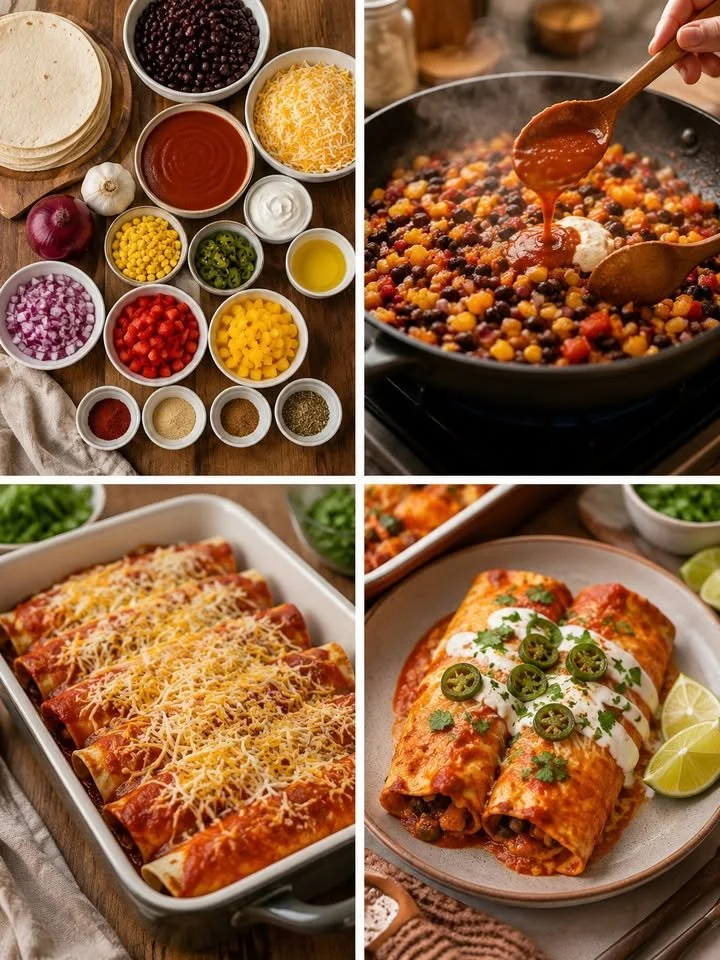Black Bean Enchiladas