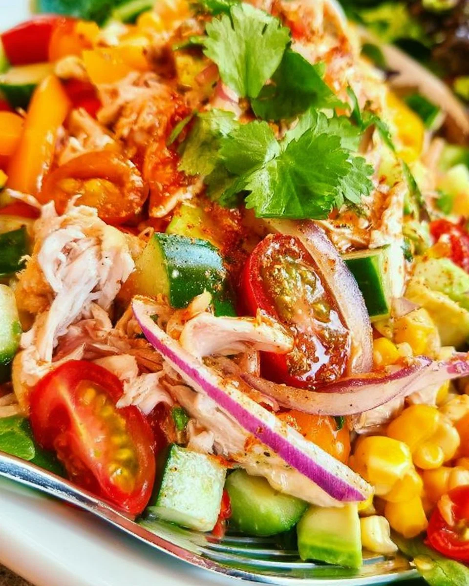 Chicken Fresh Veggie Salad