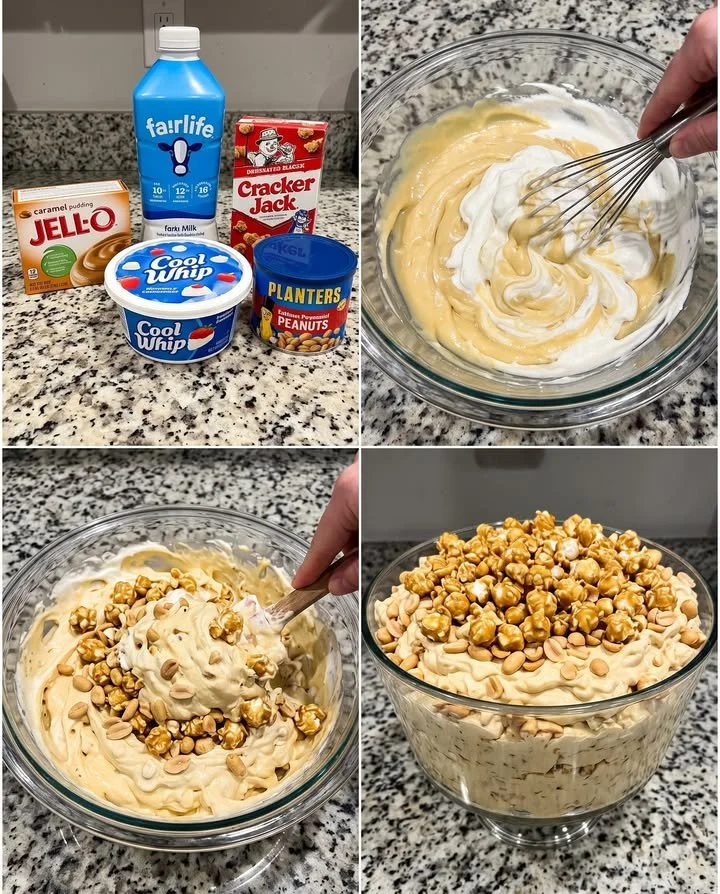 Cracker Jack Caramel Peanut Fluff