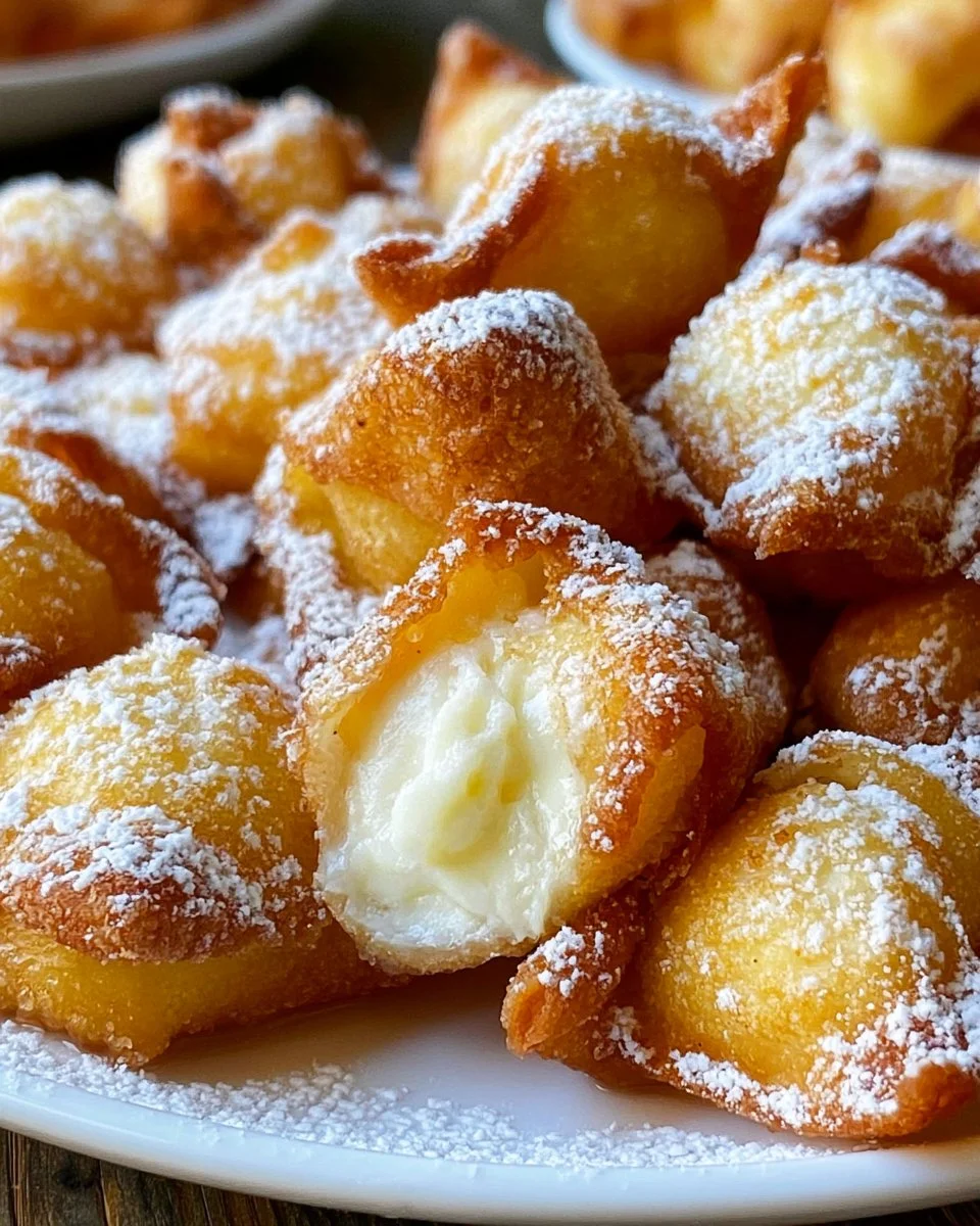 Creamy Dessert Wontons