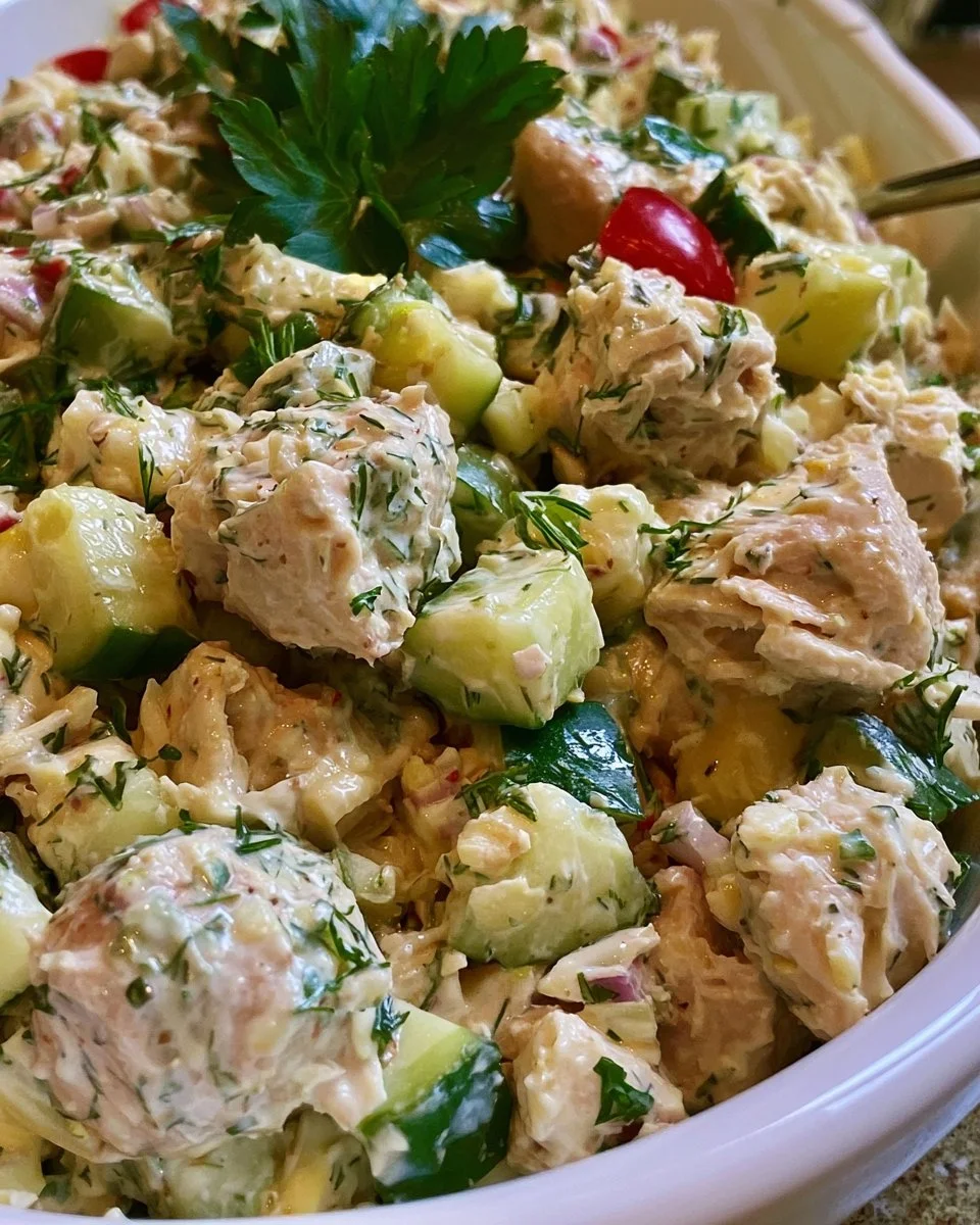 Cucumber Chicken Salad