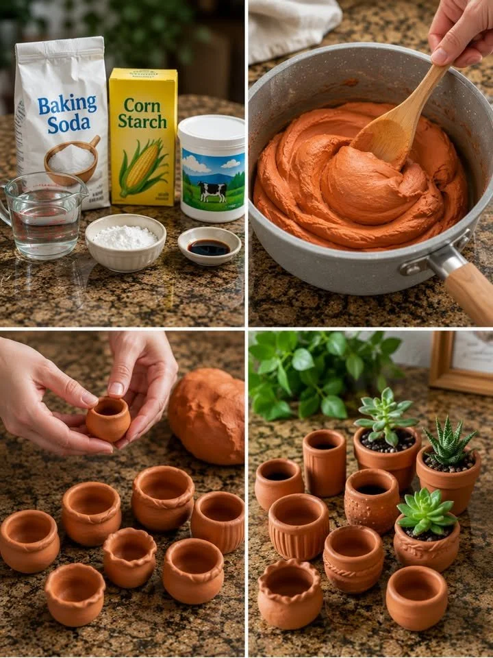 DIY Miniature Terracotta Pots 🪴✨