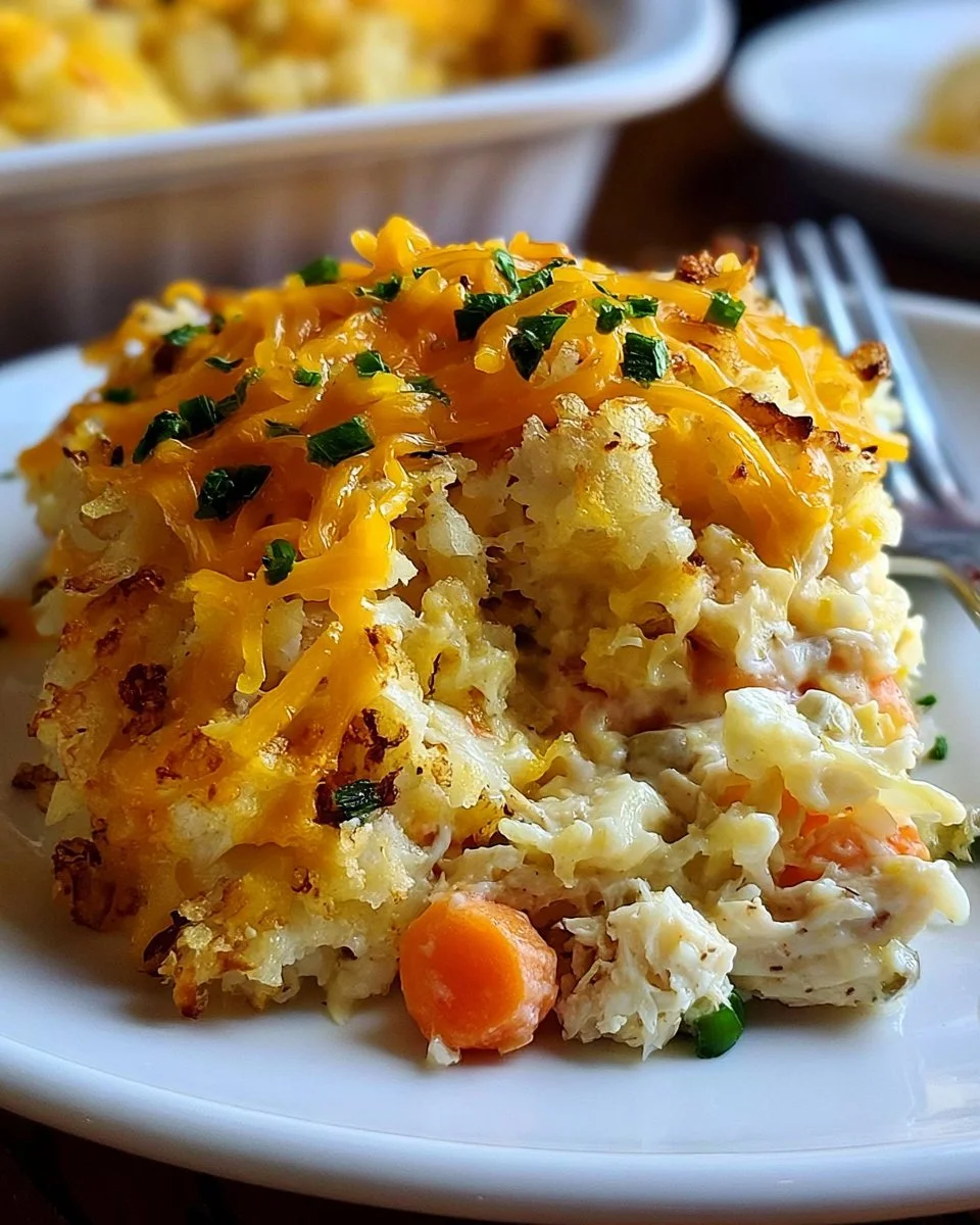 Hash Brown Chicken Casserole