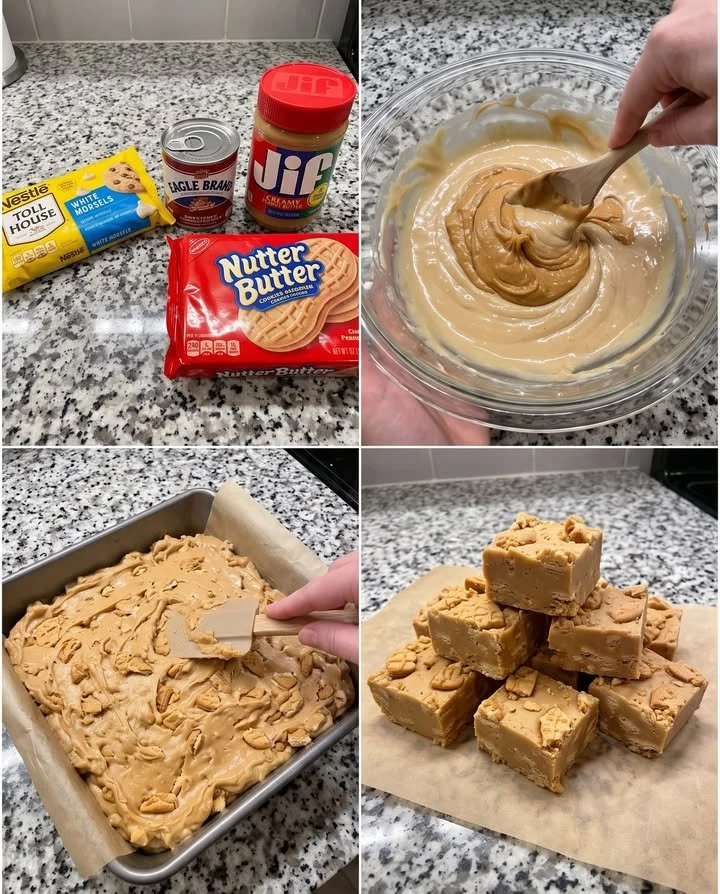 Nutter Butter Peanut Butter Fudge