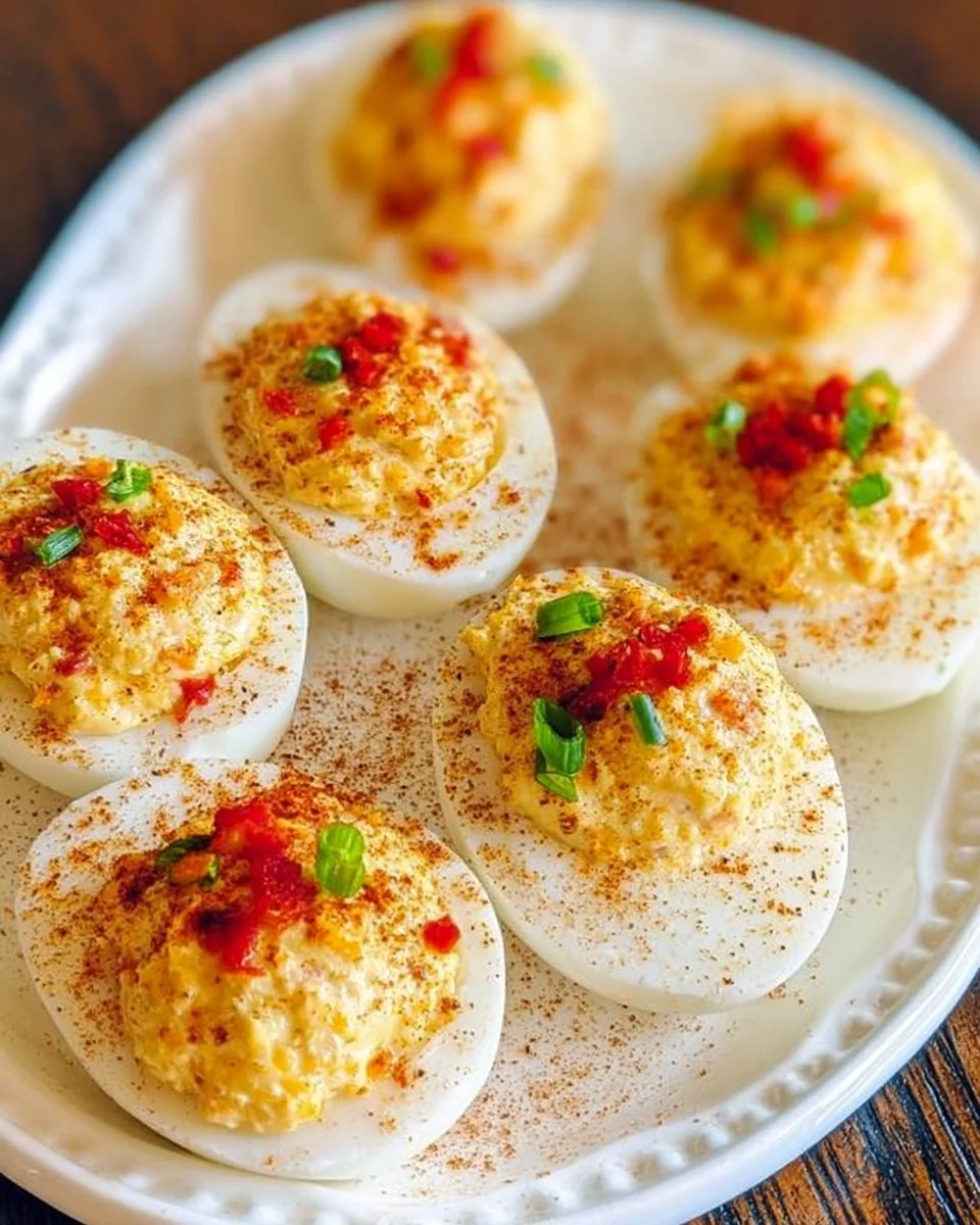 Pimento Deviled Eggs