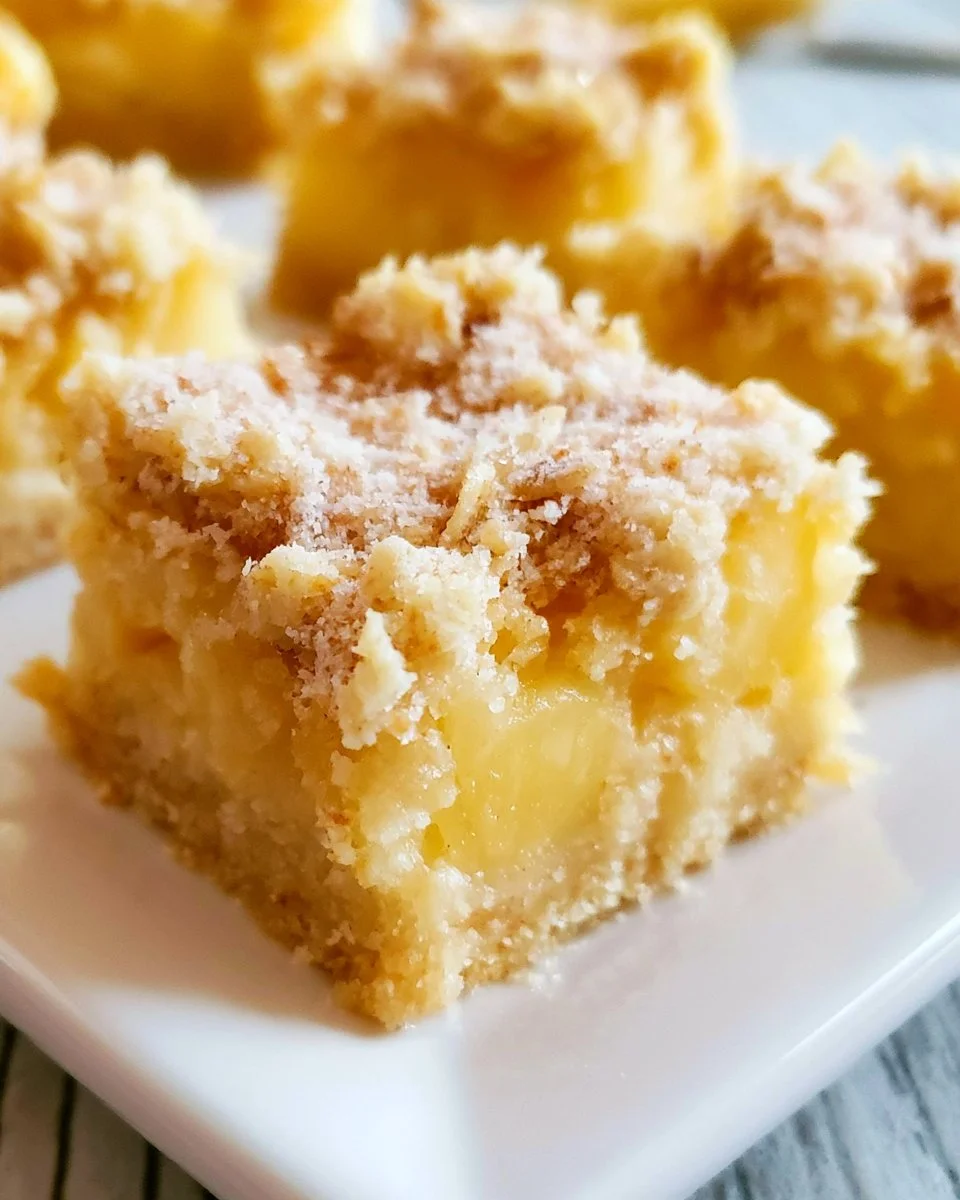 Pineapple Crumble Bars