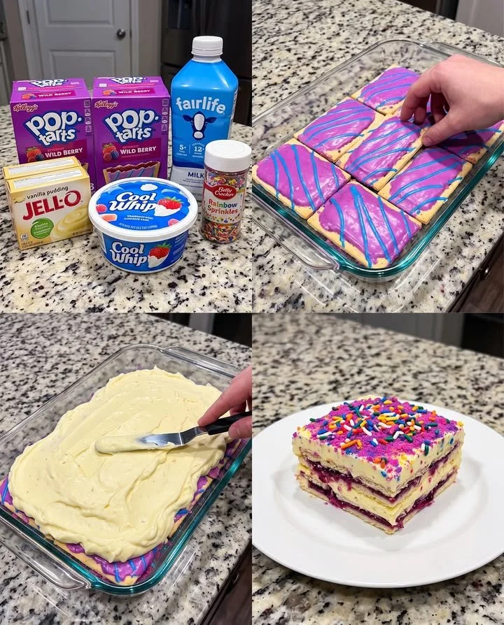 Pop-Tarts Wild Berry Icebox Cake