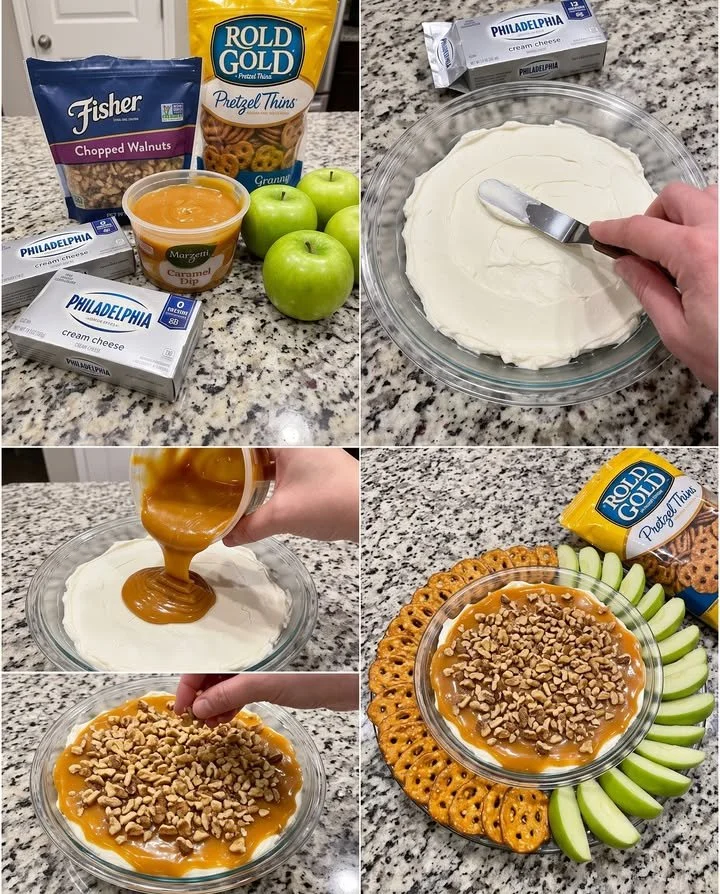 Rold Gold Caramel Apple Pretzel Dip