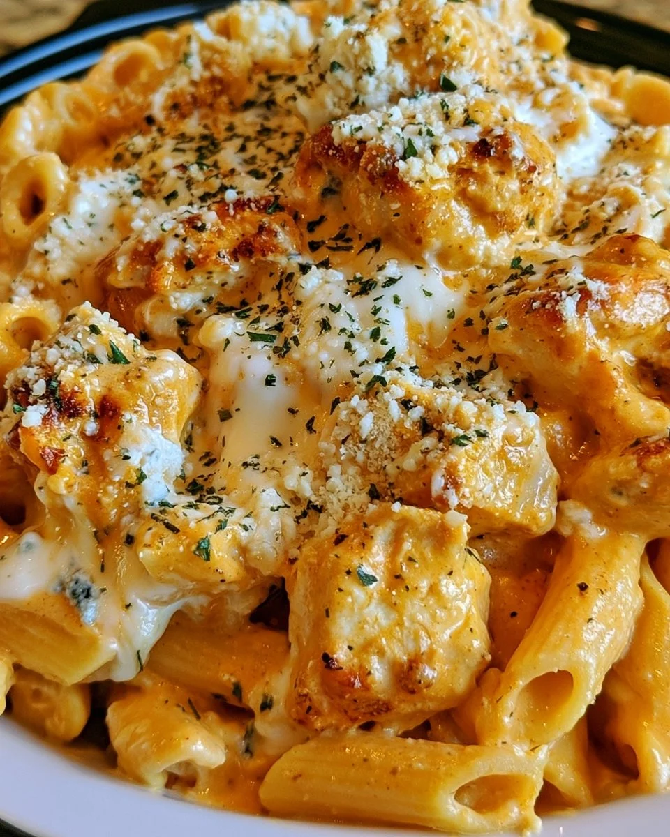 Slow Cooker Creamy Chicken Pasta