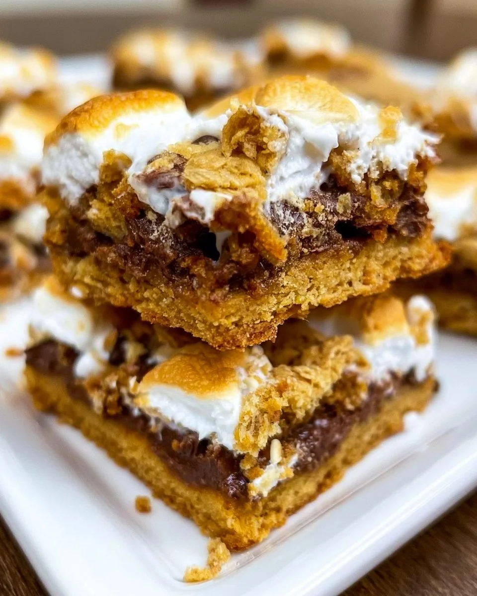 S’mores Cookie Bars
