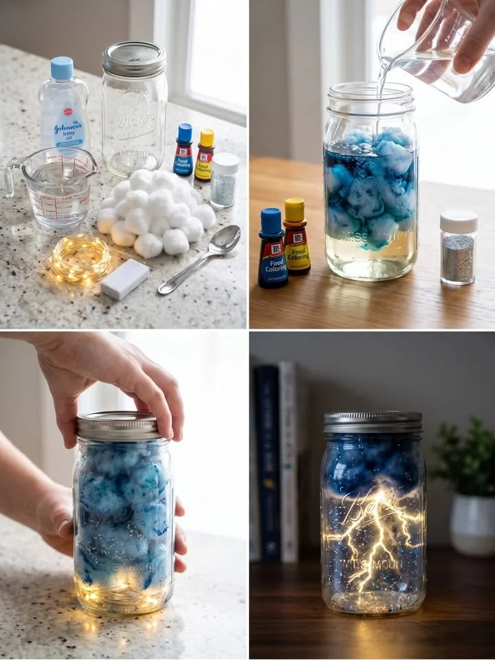 Storm in a Jar Lightning Effect Lamp showcasing realistic lightning displays