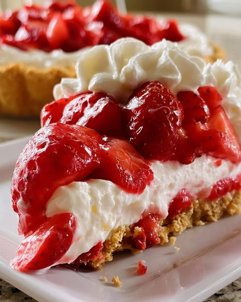 Strawberry Icebox Pie