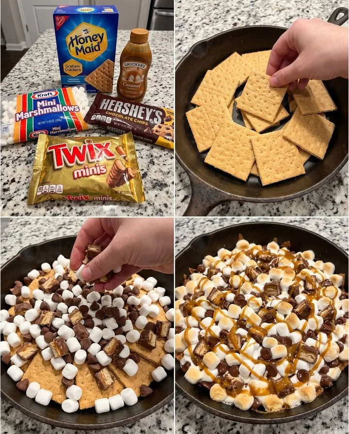 Twix Caramel S’mores Nachos